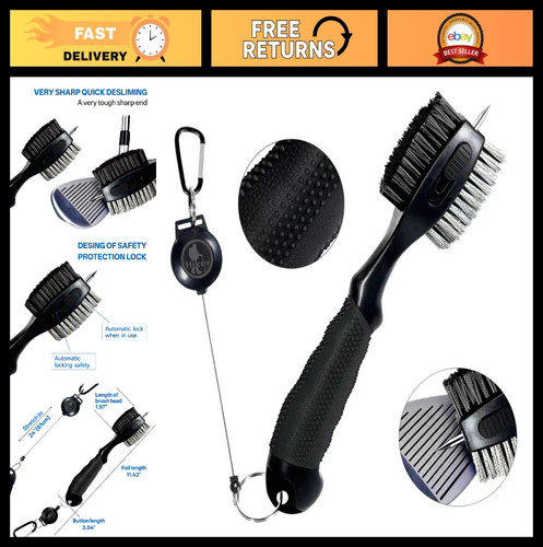 Dual sided golf club - club, cleaning