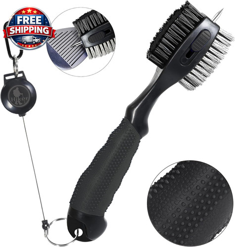 Dual sided golf club brush - dual-sided,