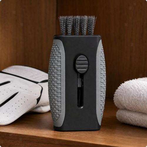 Golf cleaning brush - 2-in-1,
