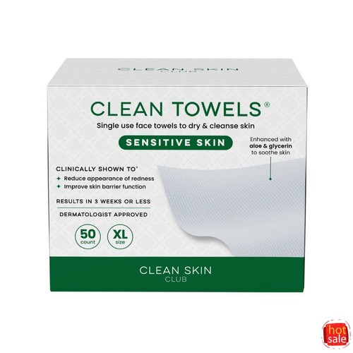 Clean skin club towels - clean,